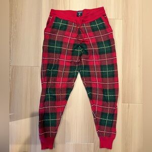 Kiel Patrick James Cabin Tartan Jogger Unisex Pants Size Small